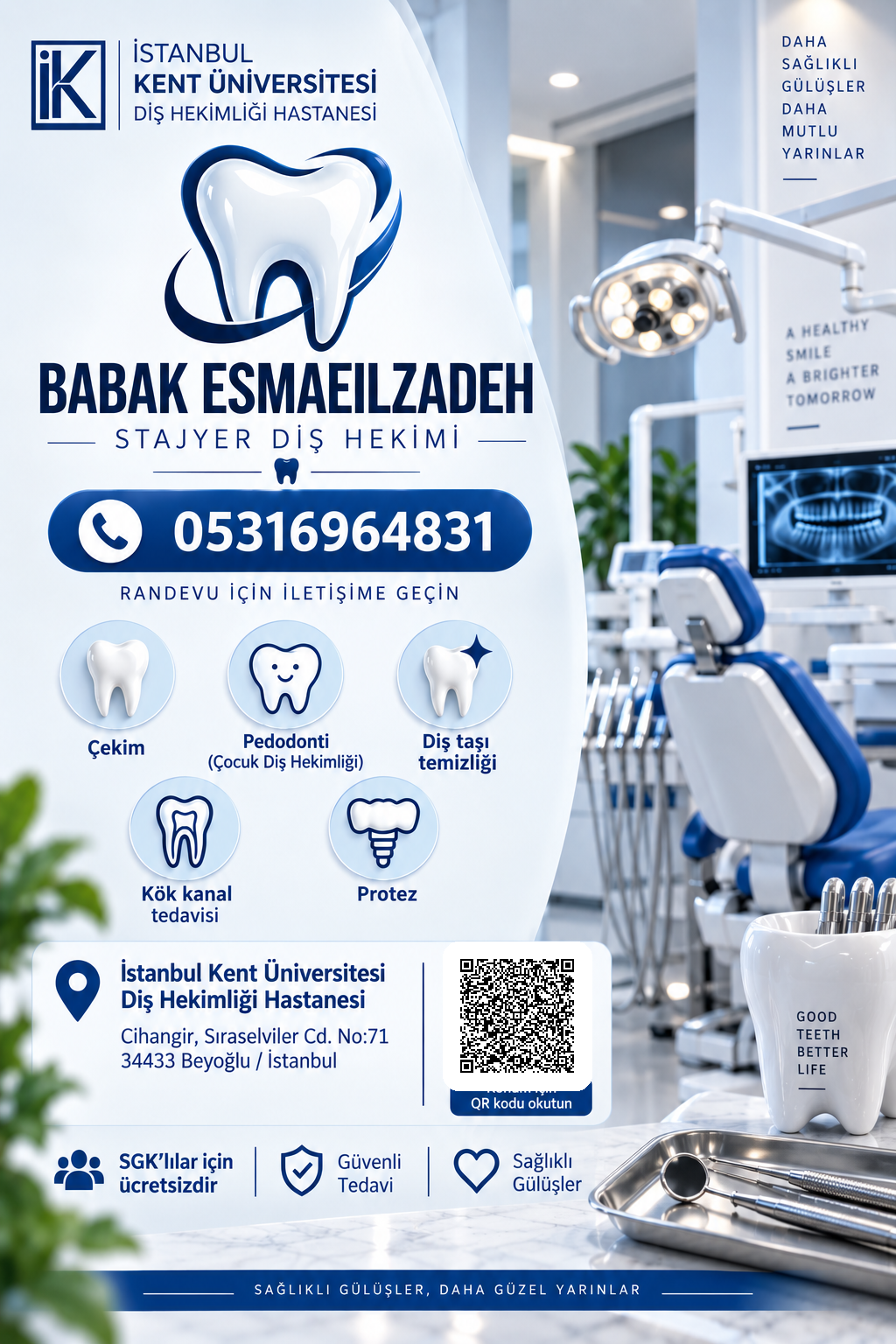 Sağlıklı bir gülümseme için ilk adımı bi